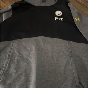 Under Armour ColdGear Hoodie in Gray and Black